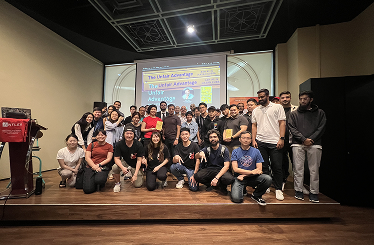 Group photo at a KL community event